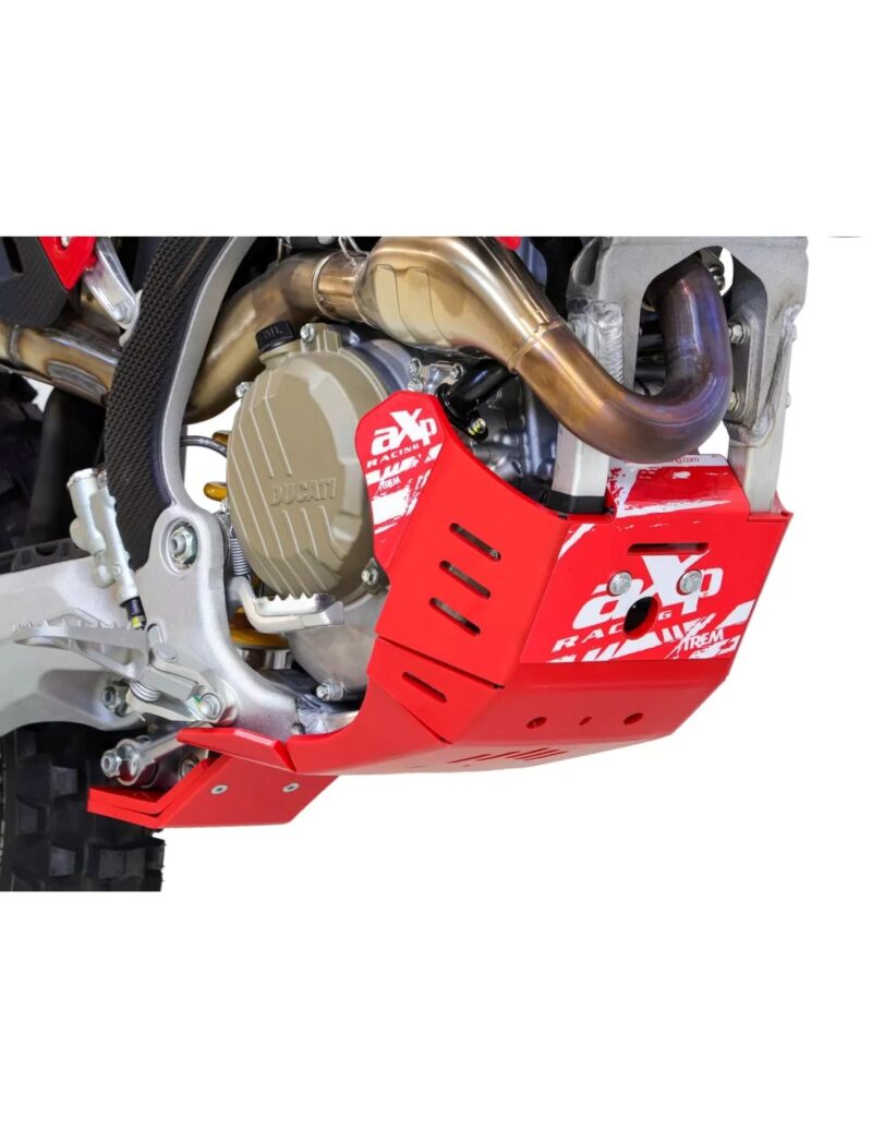 AXP Xtrem HDPE Skid Plate Red Ducati DESMO 450MX 25-