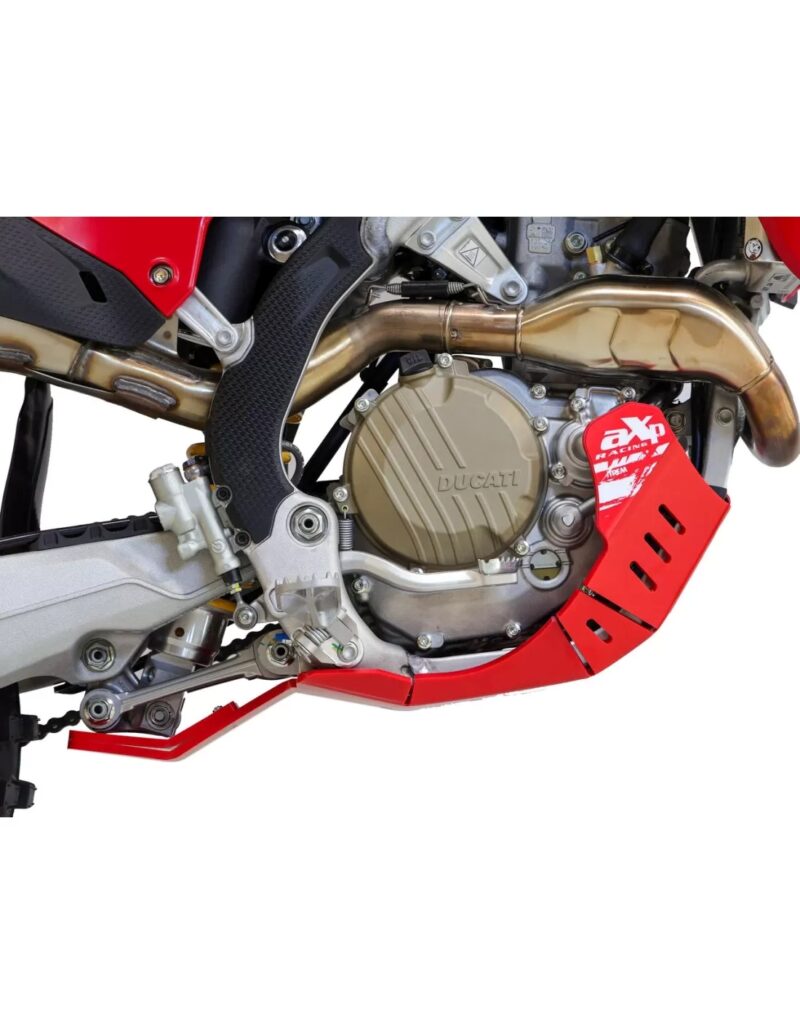 AXP Xtrem HDPE Skid Plate Red Ducati DESMO 450MX 25-