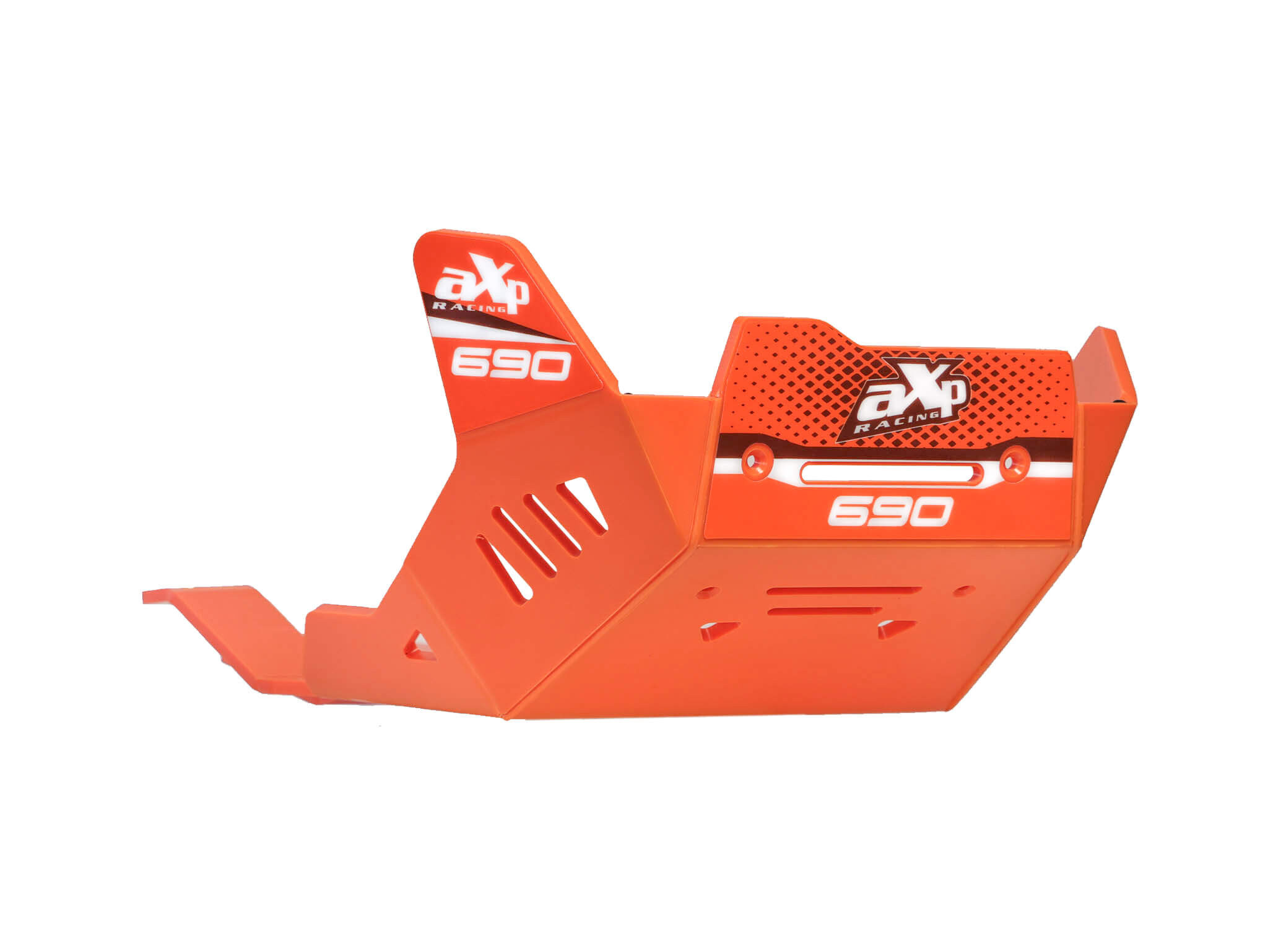 AXP Adventure Skid Plate HDPE 8mm Orange KTM 690 ENDURO R/SMC R 26-/RALLY 27-