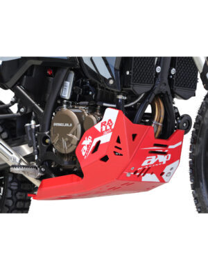 AXP Adventure Skid Plate HDPE 8mm Red Rieju Aventura Rally 307 25-