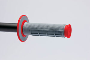 Renthal Grips Duallayer Diamond Half Waffle Röd