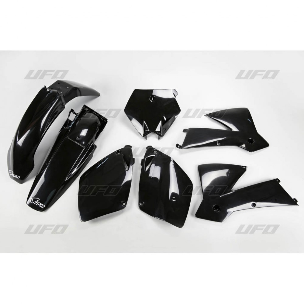 UFO Plastkit 5-delar Svart KTM SX125-520 2T/4T 03