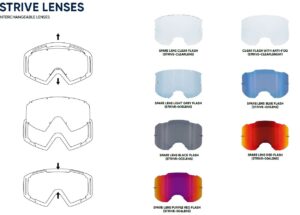 Spect Red Bull Strive SPARE LENS clear flash
