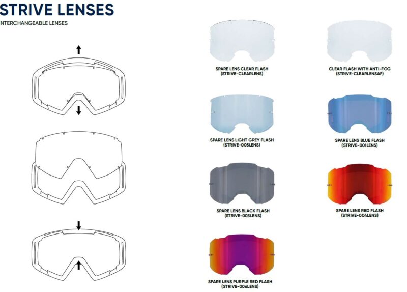 Spect Red Bull Strive SPARE LENS black flash Spect Red Bull Strive SPARE LENS black flash