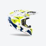 Airoh Hjälm Aviator 3 Spin Gul/Blå