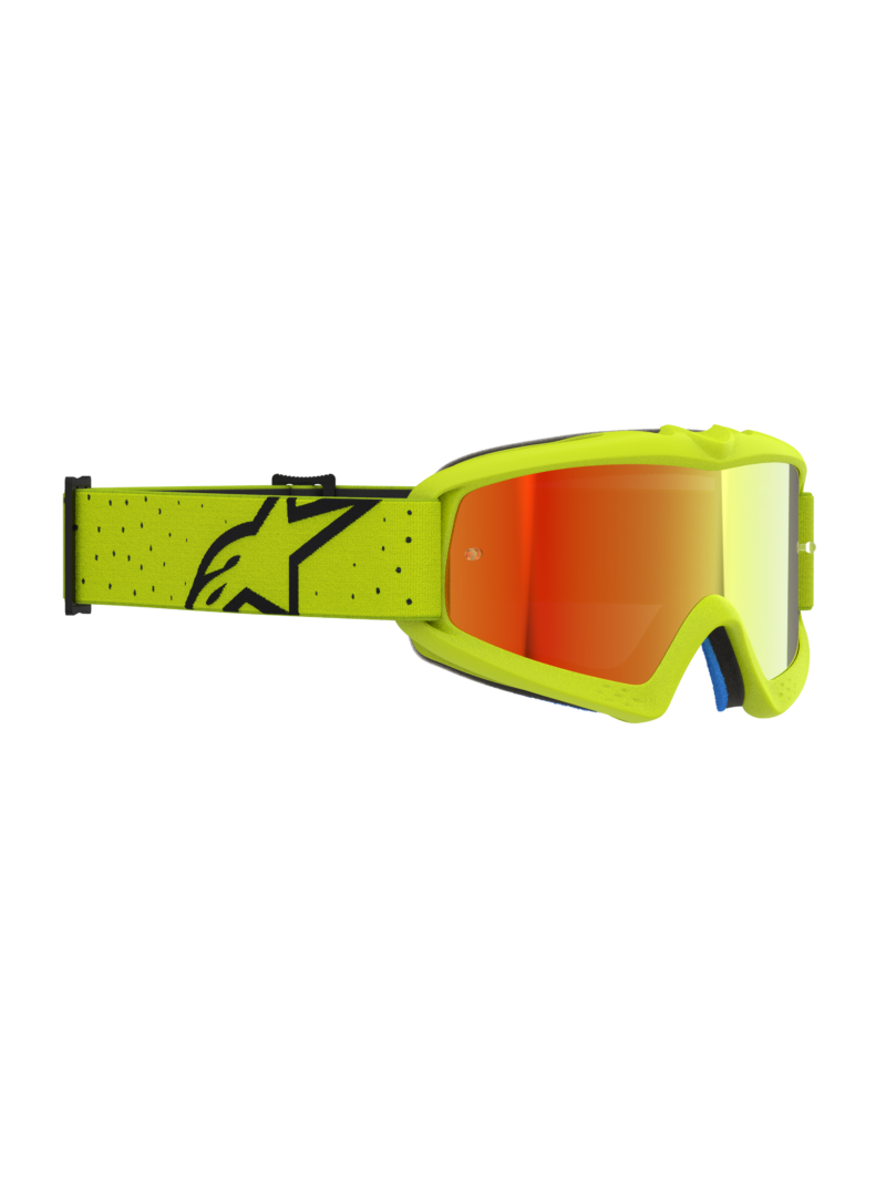 Alpinestars Goggle Vision Youth Vesta Gul Fluo/Svart Spegel Röd