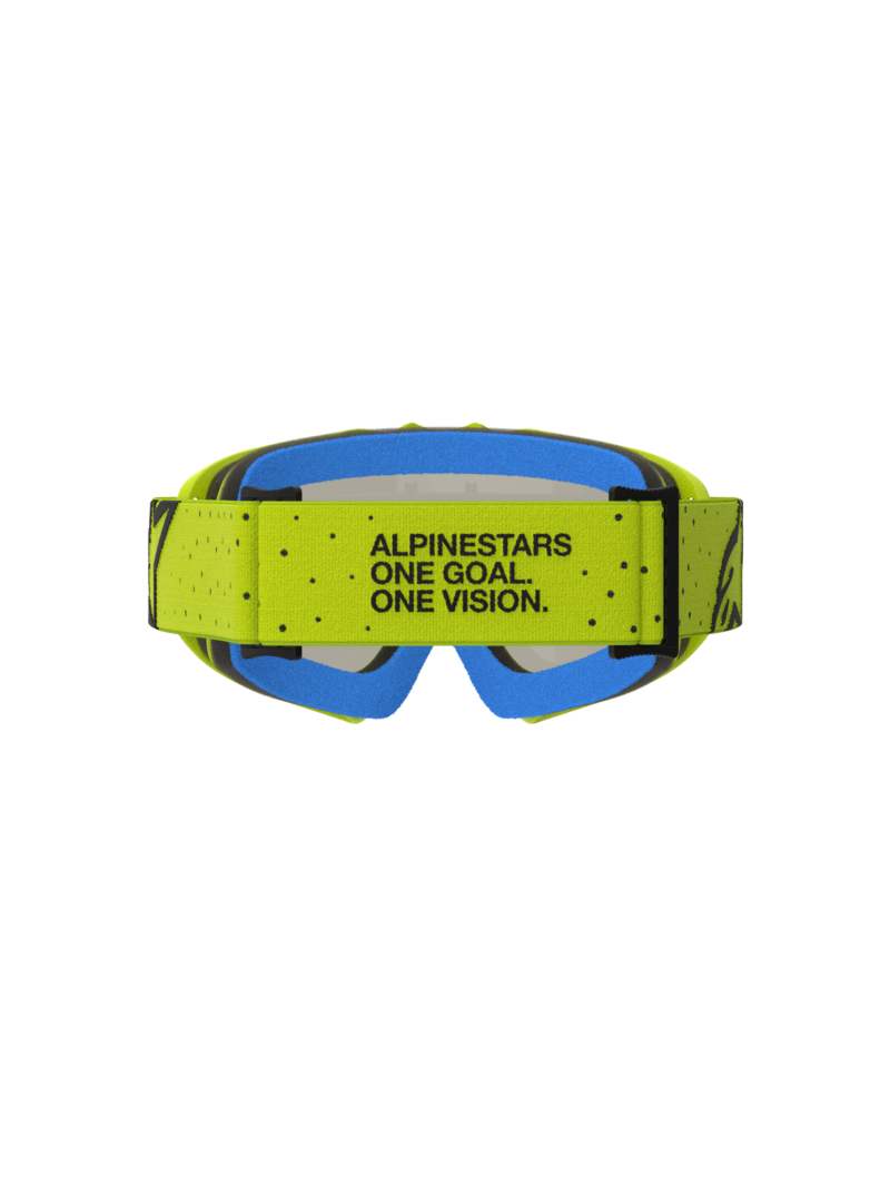 Alpinestars Goggle Vision Youth Vesta Gul Fluo/Svart Spegel Röd